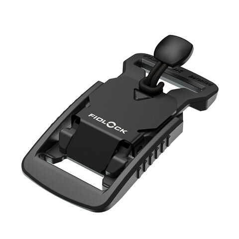 FV-15401 - V-BUCKLE 25 SB black flap - Verschluss - Perspektivansicht