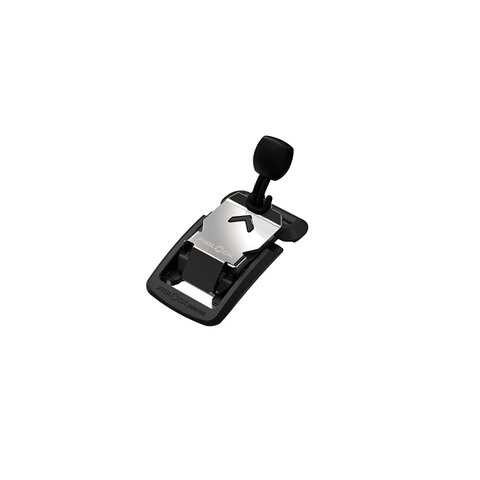 FV-26211- V-BUCKLE S 15 + pull tab - fastener - perspective view