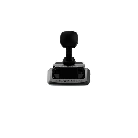 FV-28411 - V-BUCKLE S 15 LL black flap - fastener - front view 