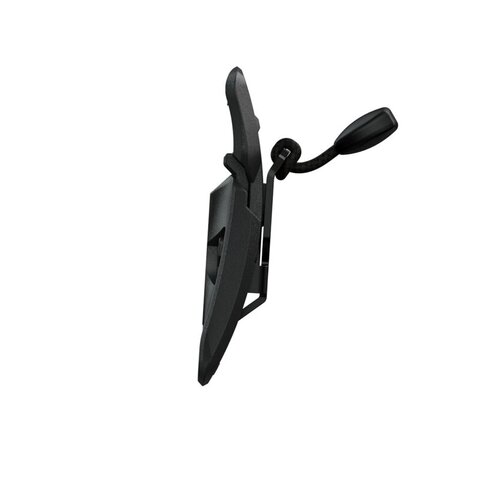 FV-28411 - V-BUCKLE S 15 LL black flap - fastener - side view 