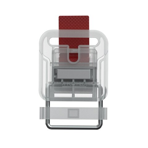 H-22024(CLR) - HOOK 25 plastic - buckle - bottom view