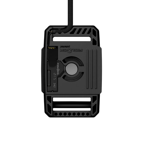 F8043 - SNAP buckle 25 flat electrified - fastener and reed switch combined - bottom view