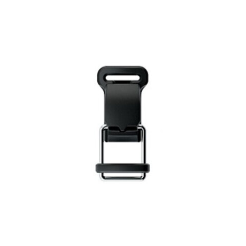 01202 - HOOK 15 helmet buckle, short D-ring - buckle - top view