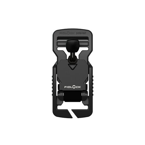FV-11402 - V-BUCKLE 25 splitbar mount black flap - buckle - top view