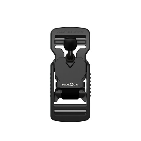 FV-11413 - V-BUCKLE 25 LL black flap - Verschluss - Aufsicht
