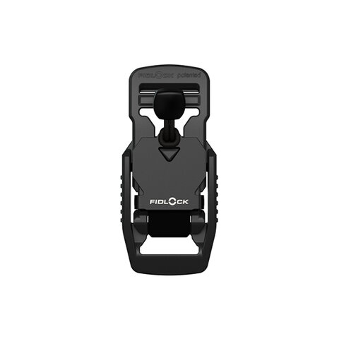 FV-14410 - V-BUCKLE 20 black flap - buckle - top view