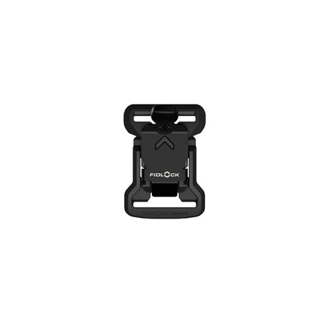 FV-27412 - V-BUCKLE S 20 black flap+ pull tab - fastener - top view