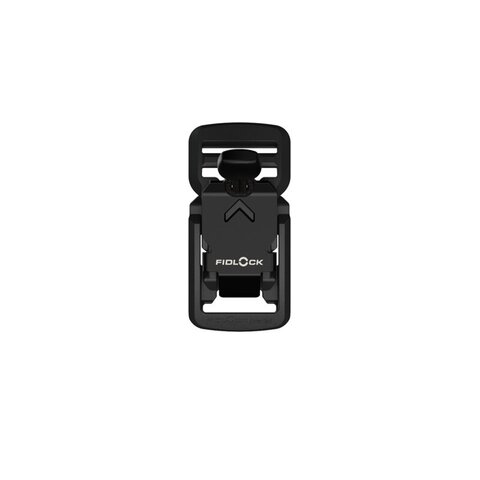 FV-28411 - V-BUCKLE S 15 LL black flap - fastener - top view 