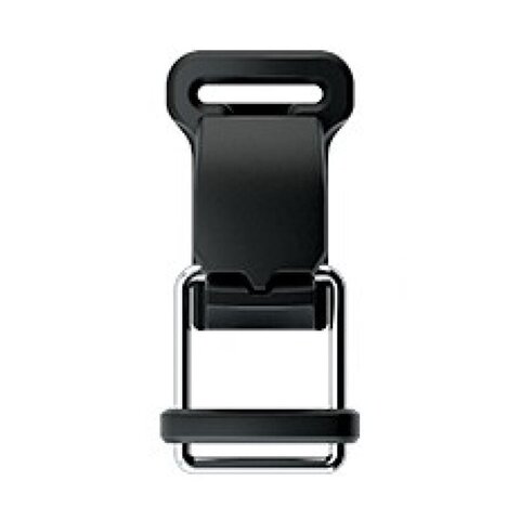 H-01111- HOOK 15 helmet buckle, short D-ring - buckle - top view