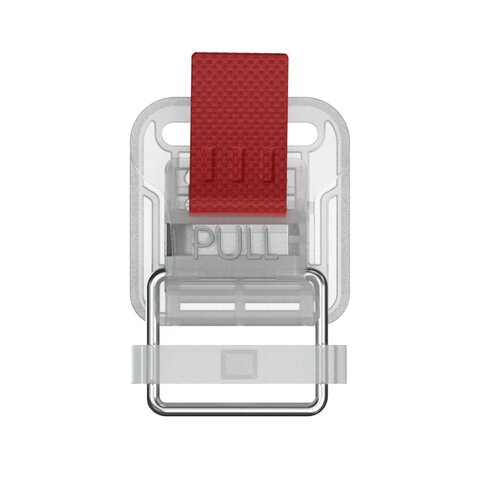 H-22024(CLR) - HOOK 25 plastic - buckle - top view