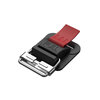 01249 - HOOK 25 plastic open d-ring - buckle- perspective view