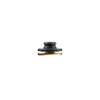 05033 - SNAP male S screw brass (alu) low - fastener - side view