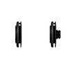 05270 - SNAP male L retractable - fastener - retracted and unretracted - side view