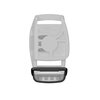 07037 - slip lock - add-on component - placement on SNAP helmet buckle shaped broad - bottom view