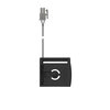 08027 - SNAP buckle flat 40 reed switch - buckle - bottom part - bottom view