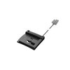 08027 - SNAP buckle flat 40 reed switch - fastener - bottom part - perspective