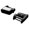 F4050- SLIDER 25 stainless steel shield - Magnetverschluss - Explosionsansicht