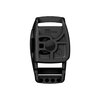 F7032 - SNAP helmet buckle 15 shaped broad durethan - Helmschnalle - Untersicht