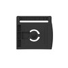 F8022 - SNAP buckle flat 40 - Schnalle - Unterteil - Untersicht