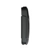 F8090 - SNAP buckle 20 flat softline- black-  Verschluss- Seitenansicht