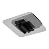 FA-10200 - PINCLIP male M connector clip-in - Komponente vom PINCLIP M integrated Verschlusssystem - Perspektivansicht von unten - integrierte Darstellung
