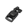 FV-11401 - V-BUCKLE 25 black flap - buckle - perspective view