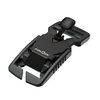 FV-11402 - V-BUCKLE 25 splitbar mount black flap - buckle - perspective view