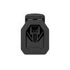 FV-11403 - V-BUCKLE 25 sewable black flap - fastener - bottom view