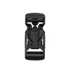 FV-11413 - V-BUCKLE 25 LL black flap+ pull  tab - Verschluss - Untersicht