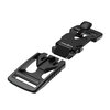 FV-11413 - V-BUCKLE 25 LL black flap - Verschluss - Explosionsansicht