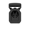 FV-12403 - V-BUCKLE sewable 40 LL black flap - fastener - bottom view