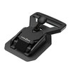 FV-12403 - V-BUCKLE sewable 40 LL black flap - fastener - perspective