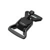 FV-13408-V-BUCKLE-40- SB-black-flap - fastener - perspective view