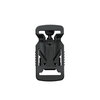 FV-15401 - V-BUCKLE 25 SB black flap+ pull  tab - Verschluss - Untersicht