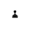 FV-26411 - V-BUCKLE S 15 black flap +pull tab  - fastener - top view