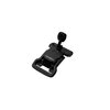 FV-27412 - V-BUCKLE S 20 black flap + pull tab - fastener - perspective