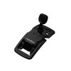 FV-28411 - V-BUCKLE S 15 LL black flap - fastener - perspective view 
