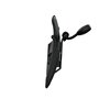 FV-28411 - V-BUCKLE S 15 LL black flap - fastener - side view 