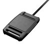 F8043 - SNAP buckle 25 flat electrified - fastener and reed switch combined - perspective view - LED off