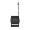 08027 - SNAP buckle flat 40 reed switch - fastener - top view