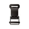 H-01111- HOOK 15 helmet buckle, short D-ring -buckle - top view
