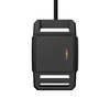 F8043 - SNAP buckle 25 flat electrified - fastener and reed switch combined - top view - LED on 