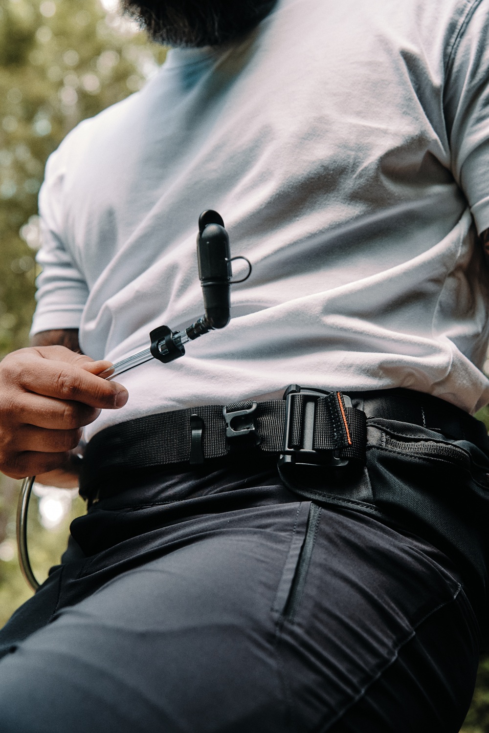 HIP BELT + HERMETIC hip bag hydration bladder