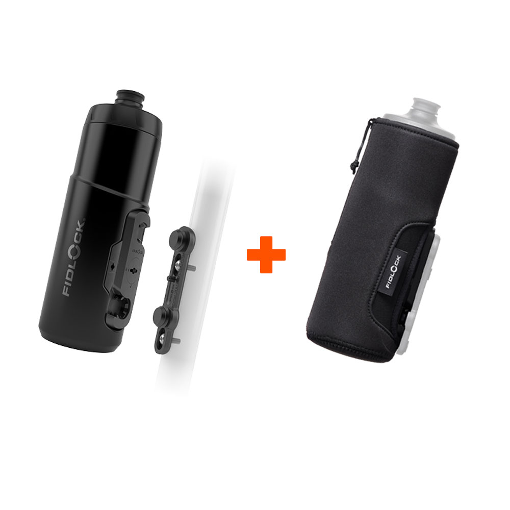 TWIST bottle + bike base + thermo sleeve 600