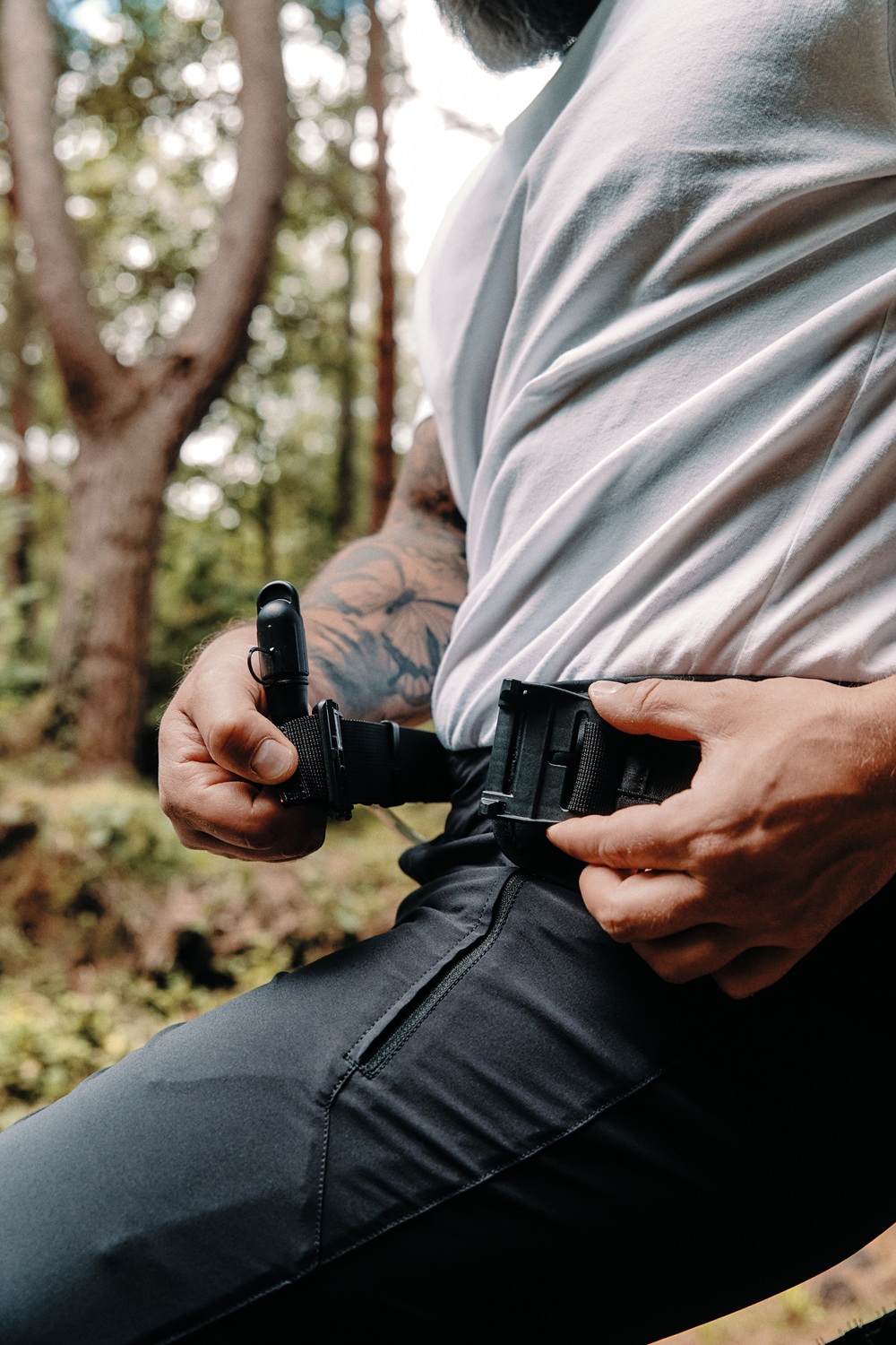 HIP BELT + HERMETIC hip bag hydration bladder