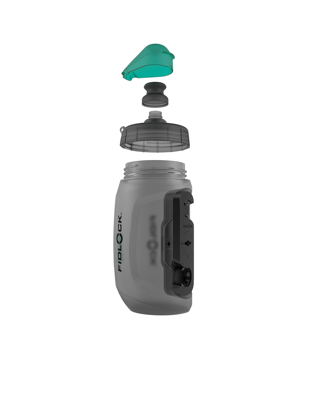 TWIST bottle 590 antibacterial + bike base
