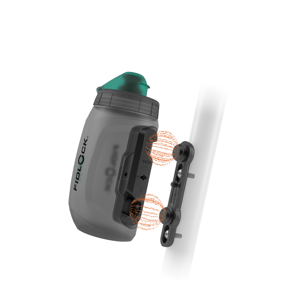 TWIST bottle 590 antibacterial + bike base