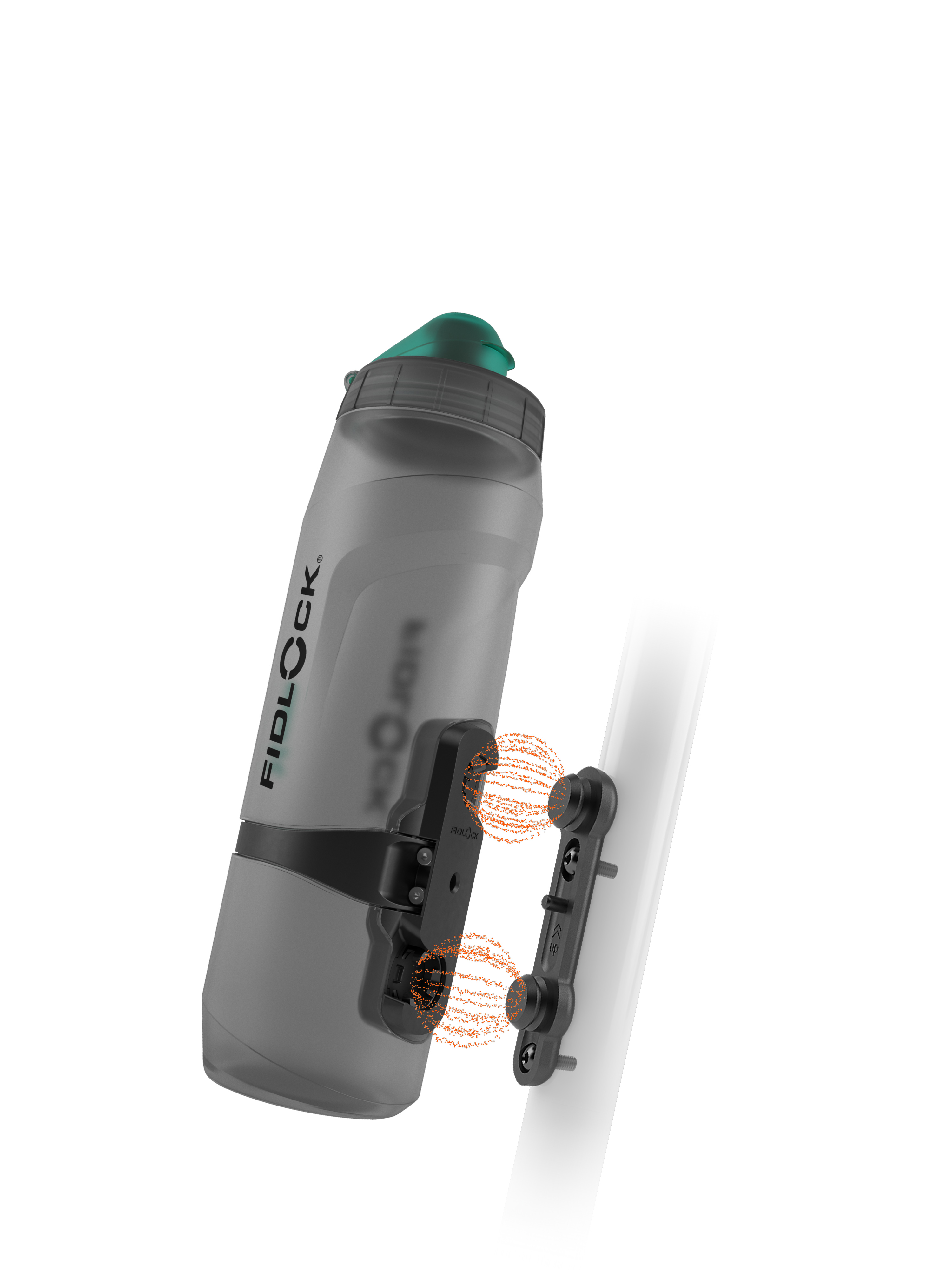 TWIST bottle antibacterial + bike base