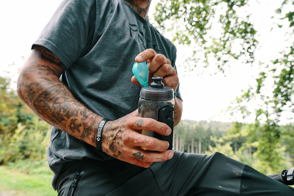 TWIST bottle antibacterial + bike base